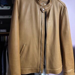 Thursday Boot Company Camel Leather Jacket